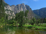 The Merced River and Yosemite Falls