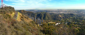 Griffith Park and the Hollywood sign