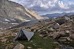 The only flat grassy spot anywhere near the Pass