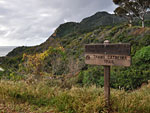 The beginning of the Trans Catalina Trail high above Avalon.