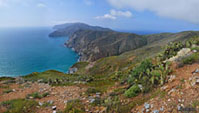 The magical northwest end of Santa Catalina island wrapped in lush green California spring colors reminded me of Hawaii.