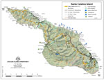 Map of the Trans Catalina Trail